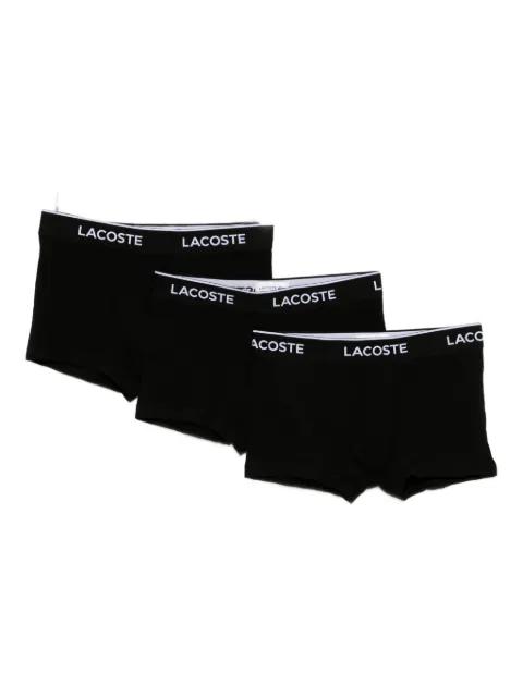 logo-waistband boxer briefs (set of three) by LACOSTE