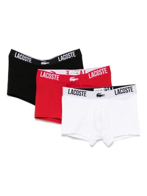 logo-waistband boxers (pack of three) by LACOSTE