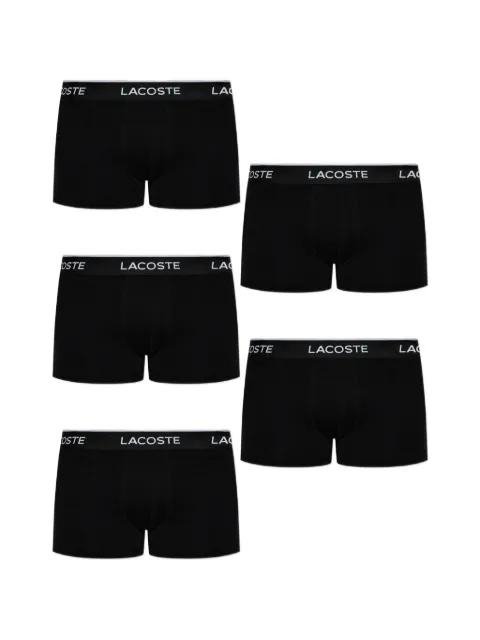 logo-waistband boxers pack (pack of five) by LACOSTE