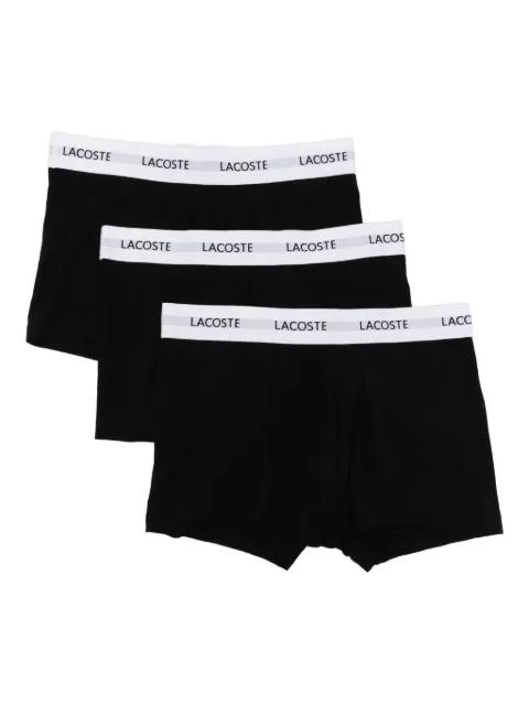 logo-waistband stretch trunks (set of three) by LACOSTE