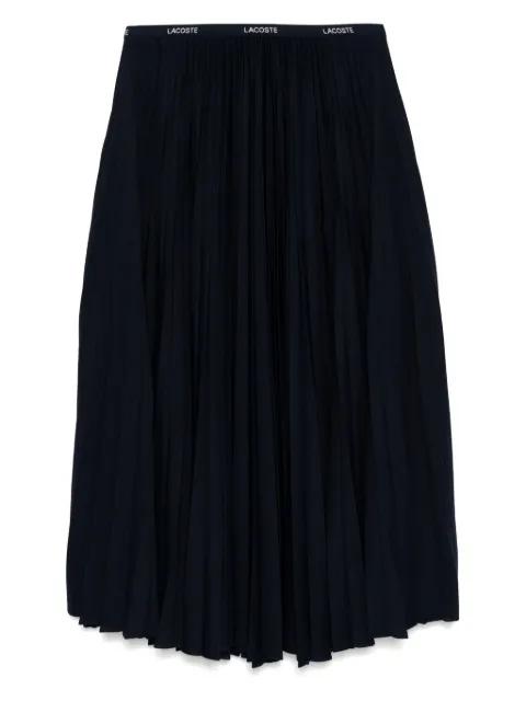 long pleated elasticated waist skirt by LACOSTE