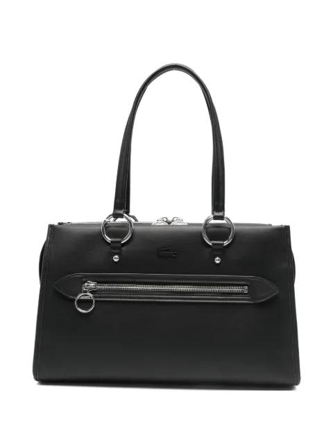 medium ring-detail shoulder bag by LACOSTE