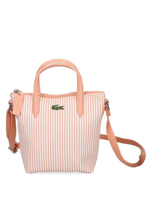 mini striped shoulder bag by LACOSTE