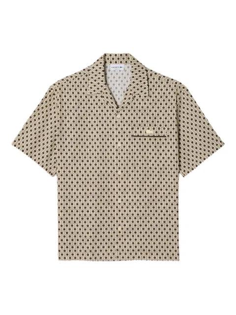 patterned pocket shirt by LACOSTE