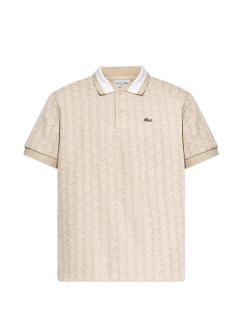 patterned polo shirt by LACOSTE