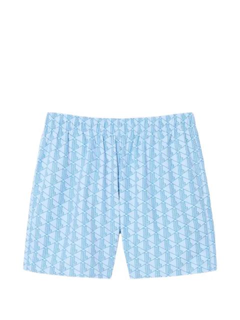 patterned swim shorts by LACOSTE