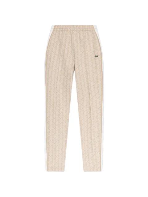 patterned track pants by LACOSTE