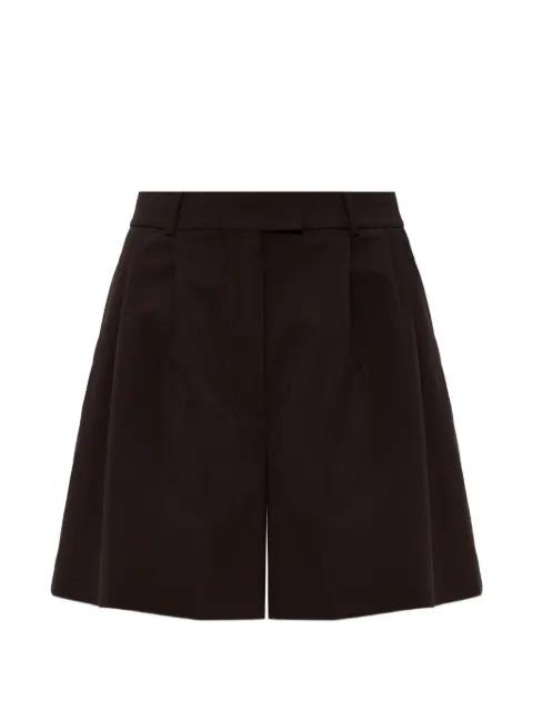 pleated-design tailored shorts by LACOSTE