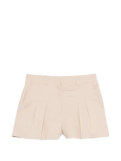 pleated tailored shorts by LACOSTE