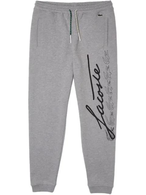 printed "Heather" track pants by LACOSTE