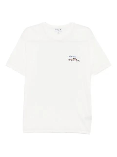 printed jersey T-shirt by LACOSTE