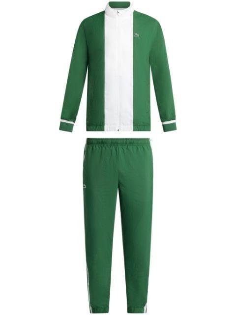 recycled polyester tracksuit set by LACOSTE