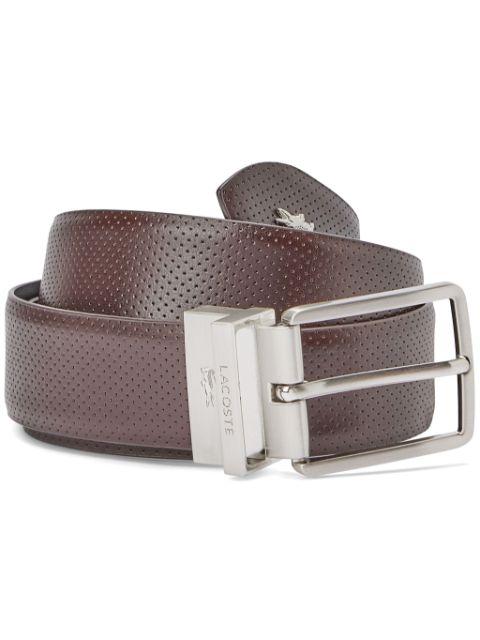 reversible leather belt by LACOSTE