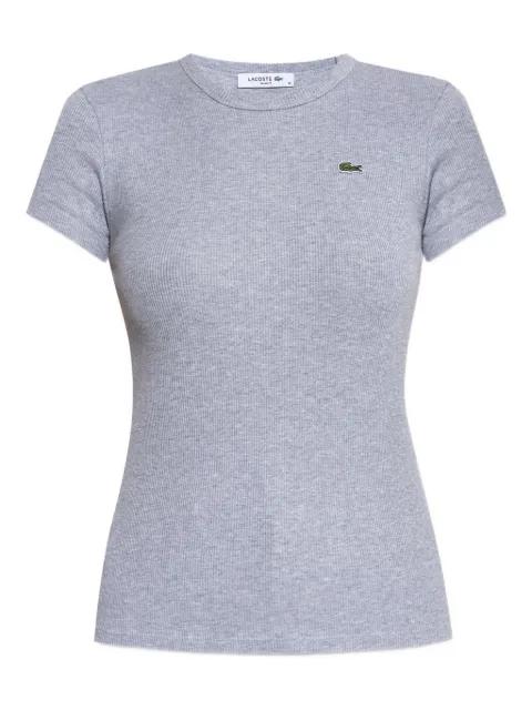 ribbed crew-neck t-shirt by LACOSTE