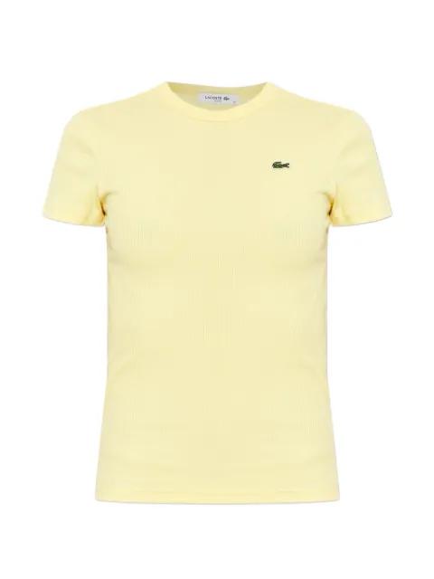 ribbed logo T-shirt by LACOSTE