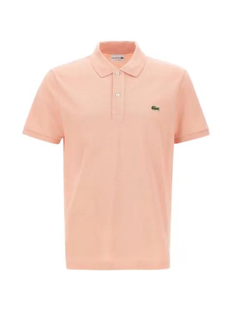 ribbed logo patch polo shirt by LACOSTE