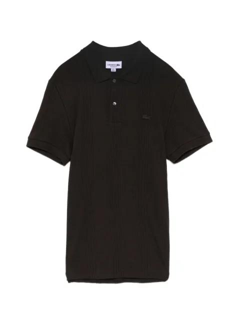 ribbed logo polo shirt by LACOSTE