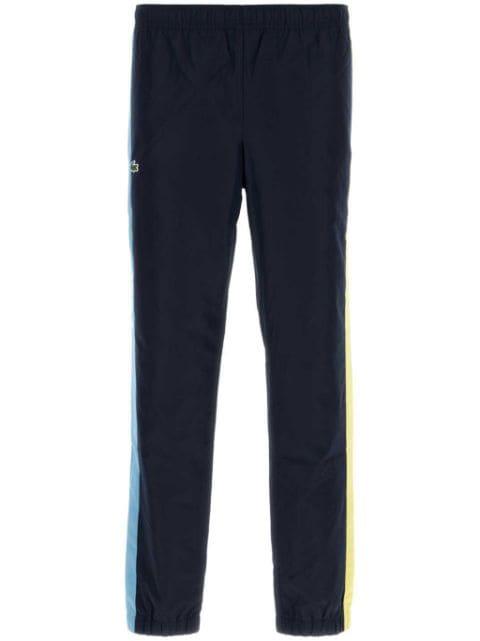 side-stripe track pants by LACOSTE