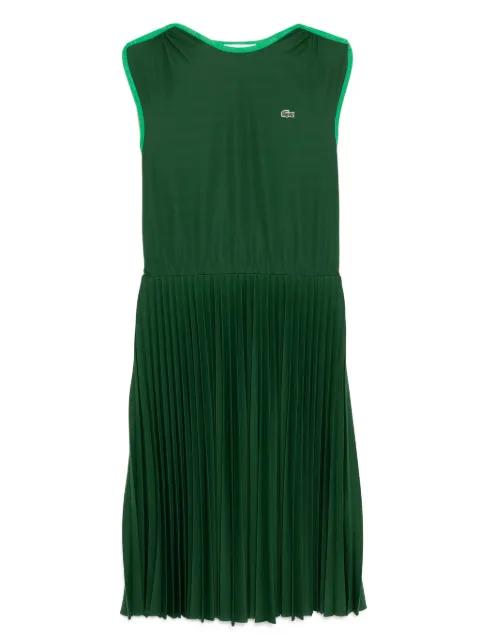 sleeveless pleated dress by LACOSTE