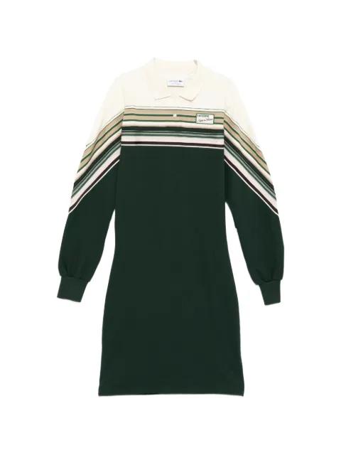 striped mini dress by LACOSTE