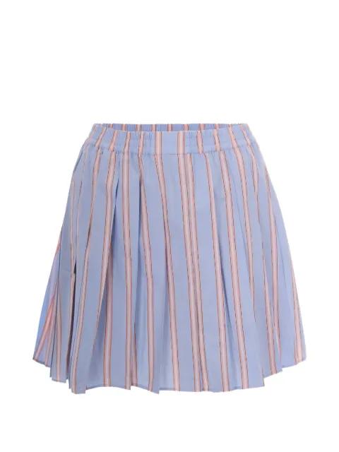 striped pleated skirt by LACOSTE