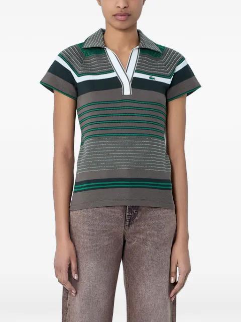 striped polo shirt by LACOSTE