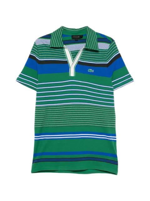 striped polo shirt by LACOSTE