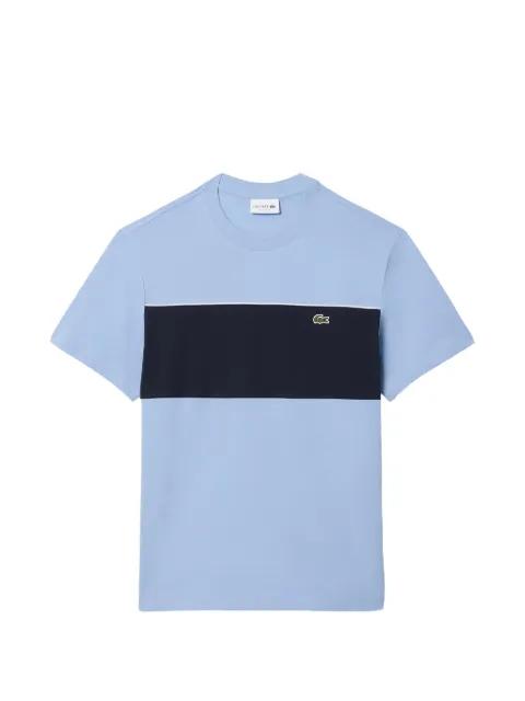striped round neck T-shirt by LACOSTE