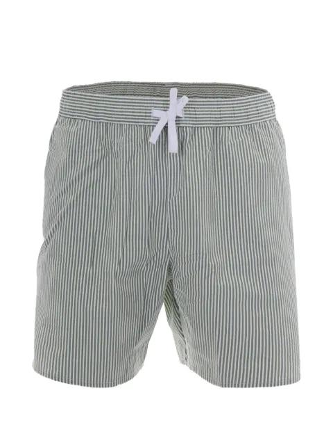 striped swim-shorts by LACOSTE