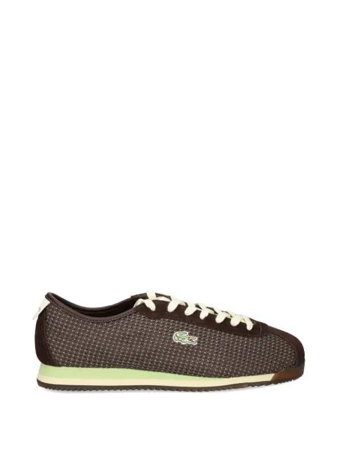 suede logo sneakers by LACOSTE
