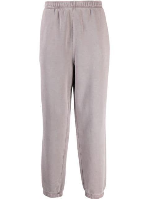 tapered cotton track pants by LACOSTE