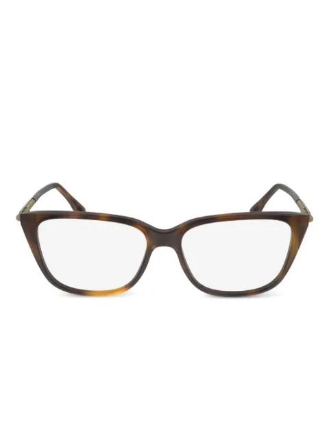 tortoiseshell cat-eye glasses by LACOSTE