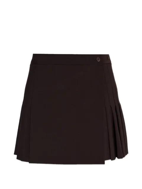 wrap pleated mini skirt by LACOSTE
