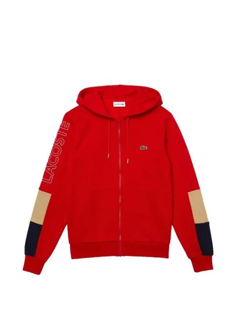 zip-up hoodie by LACOSTE