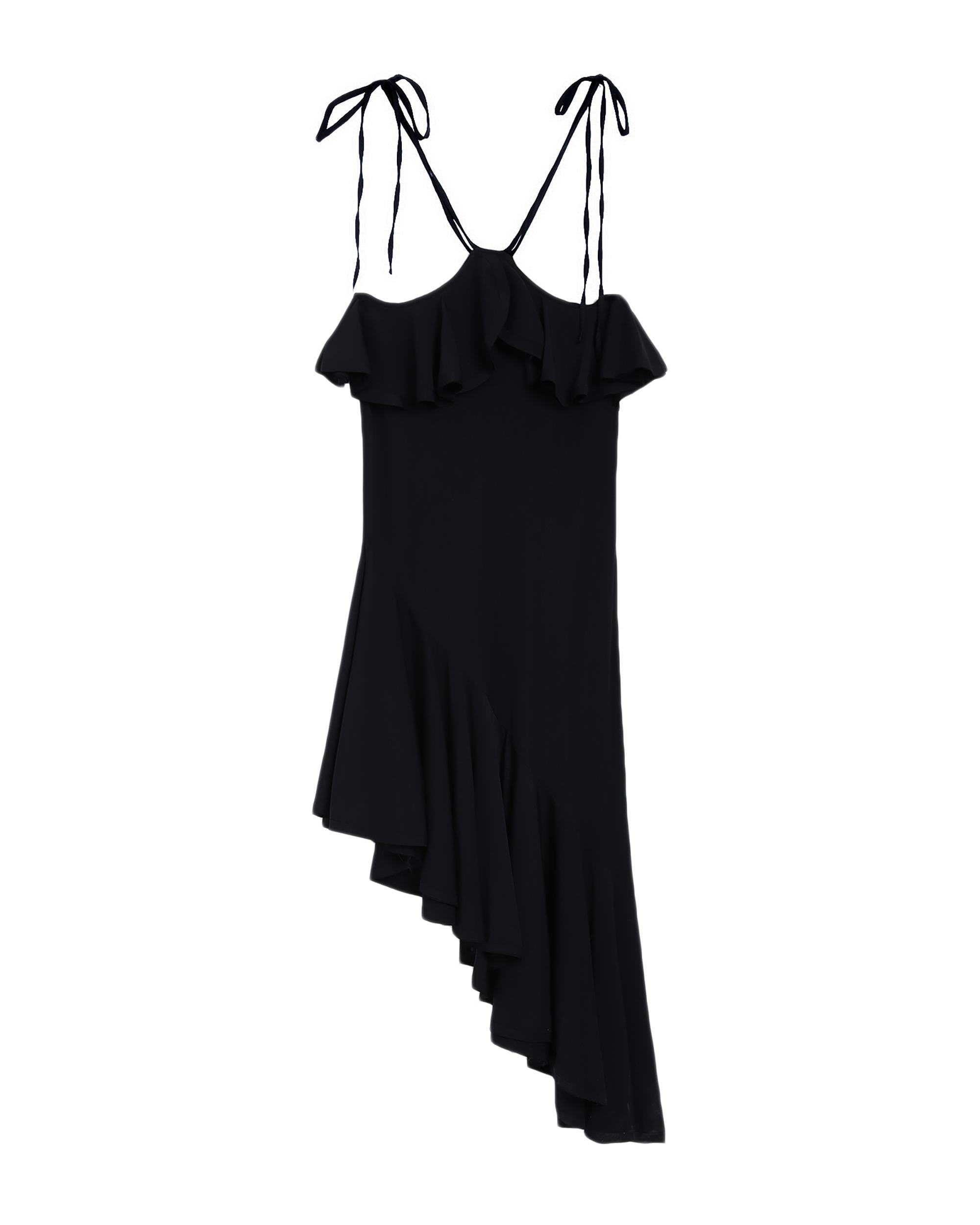 Asymmetrical ruffle dress by LADO BOKUCHAVA