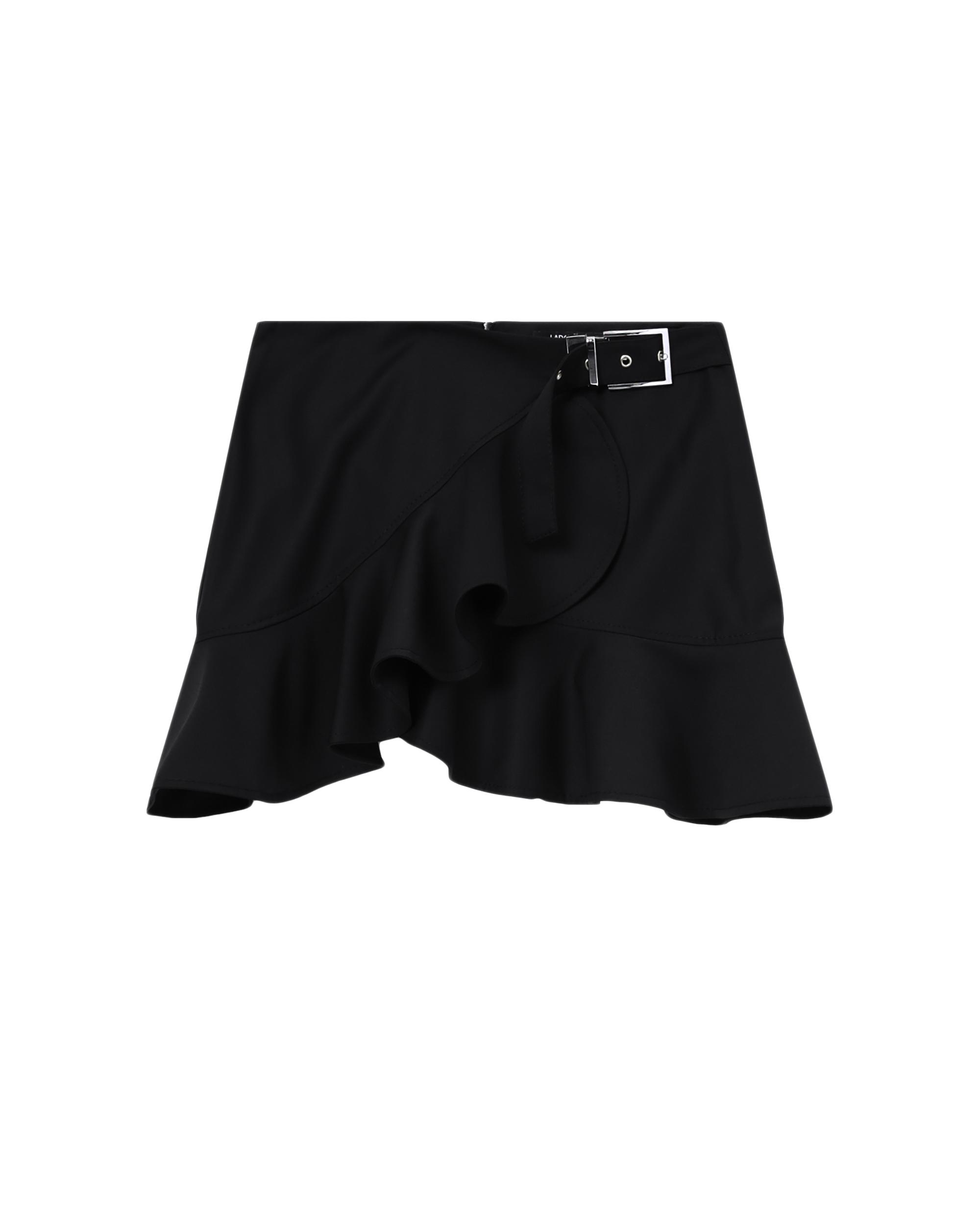 Belted ruffle mini skirt by LADO BOKUCHAVA