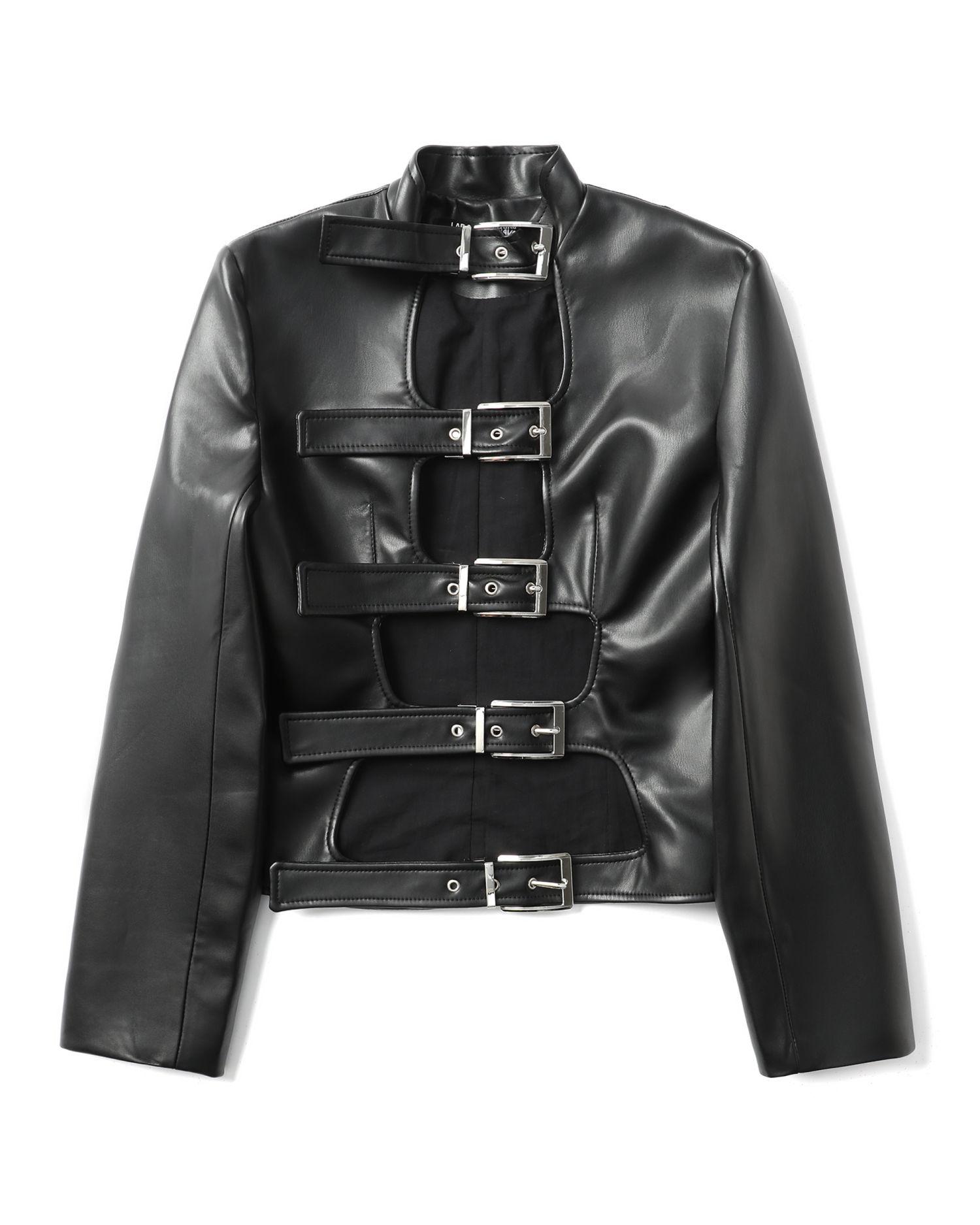 Buckle shibari blazer by LADO BOKUCHAVA