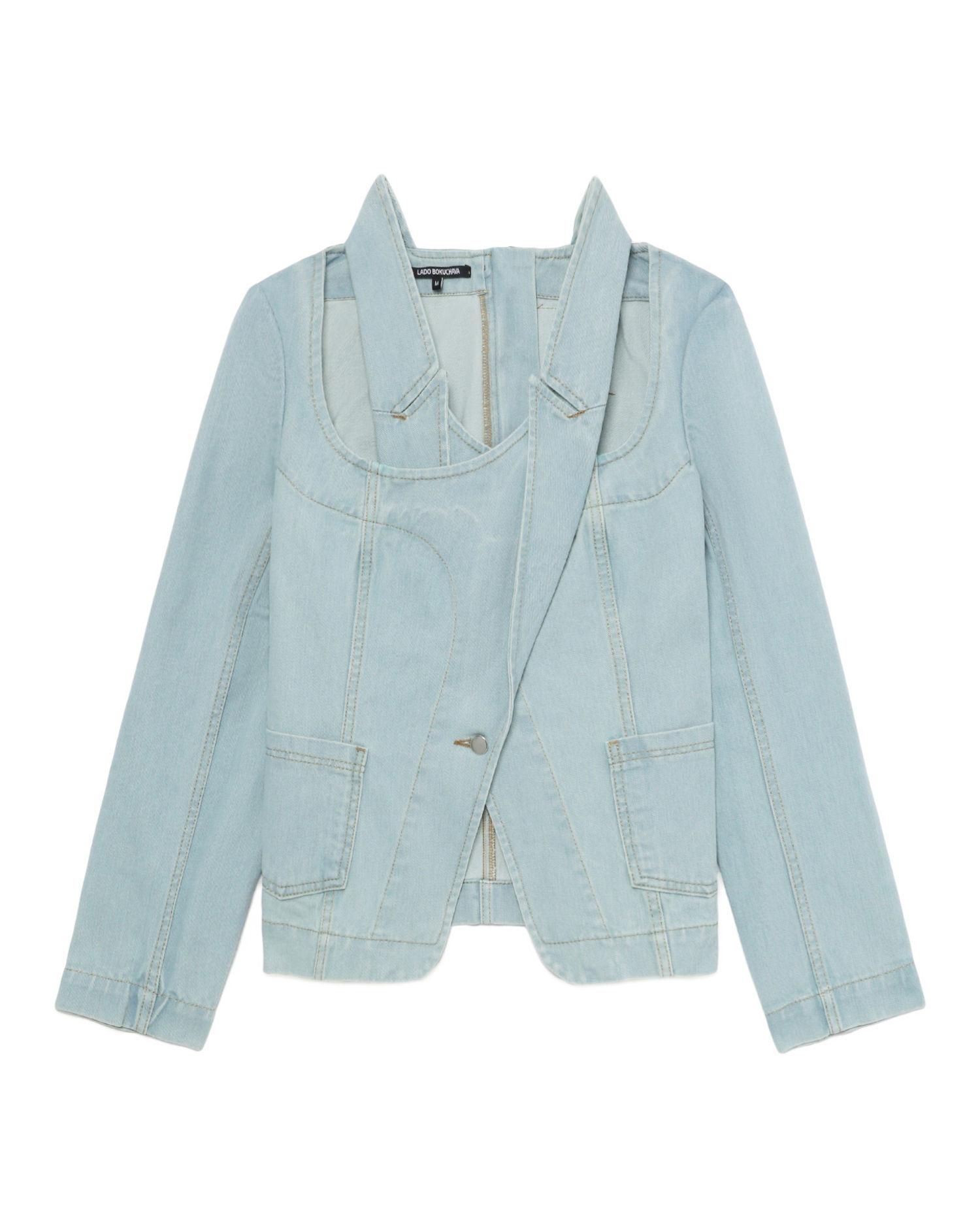Denim jacket by LADO BOKUCHAVA