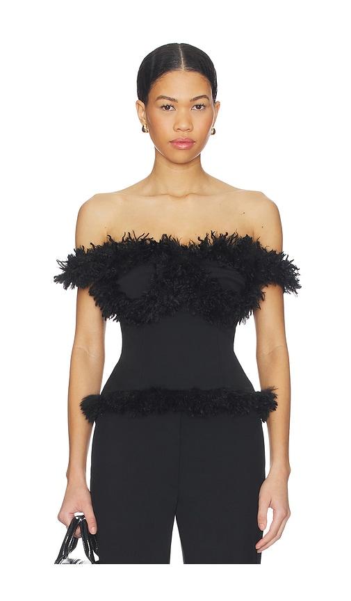LADO BOKUCHAVA Valkiria Corset in Black by LADO BOKUCHAVA