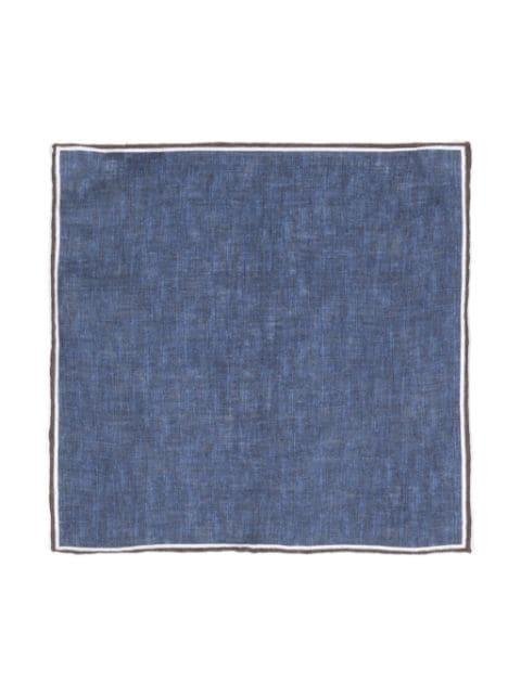 linen chambray square pocket by LADY ANNE