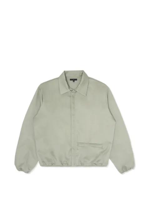 point-collar twill jacket by LADY WHITE CO.