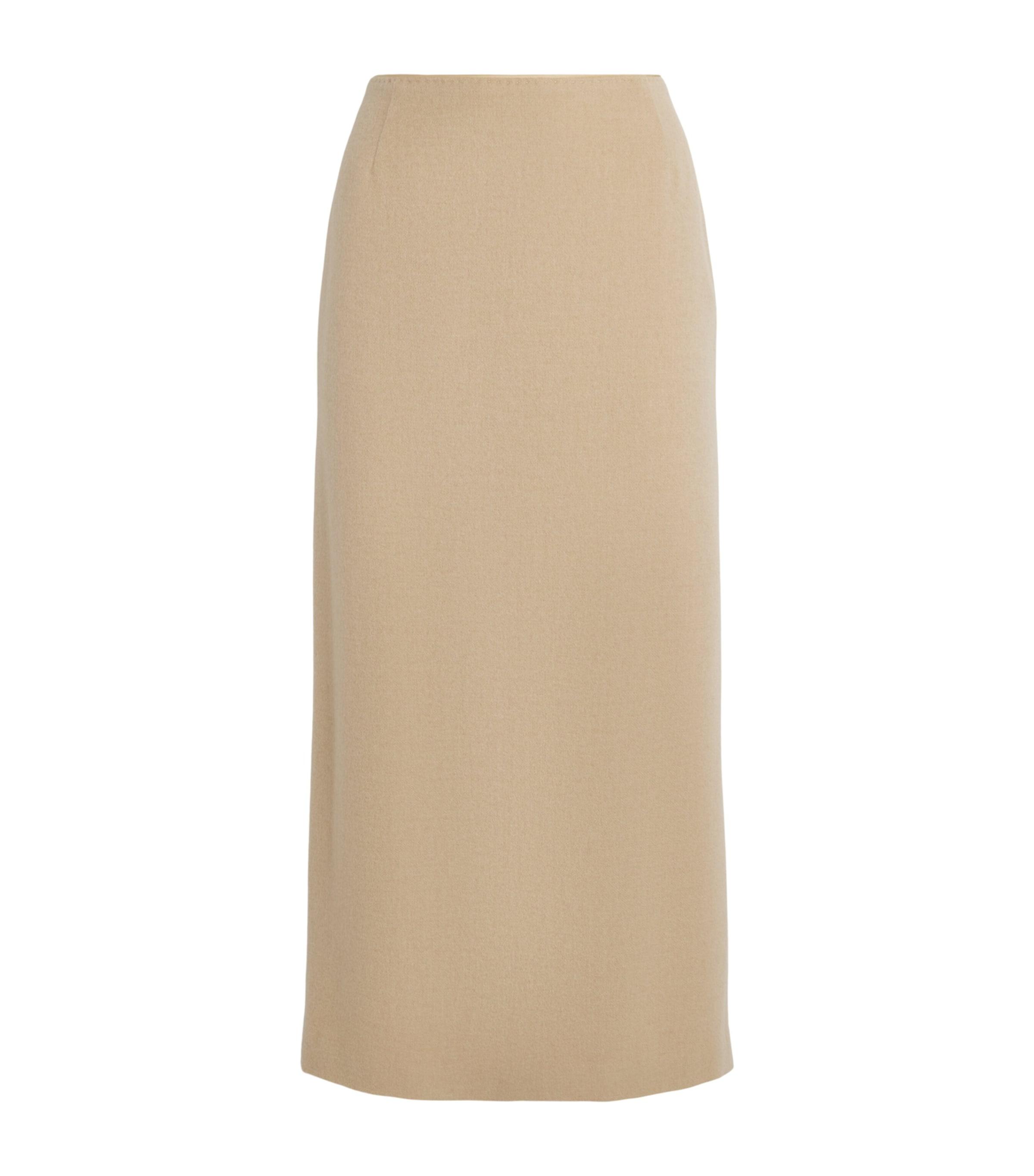 Lafayette 148 Camel Hair Midi Skirt by LAFAYETTE 148