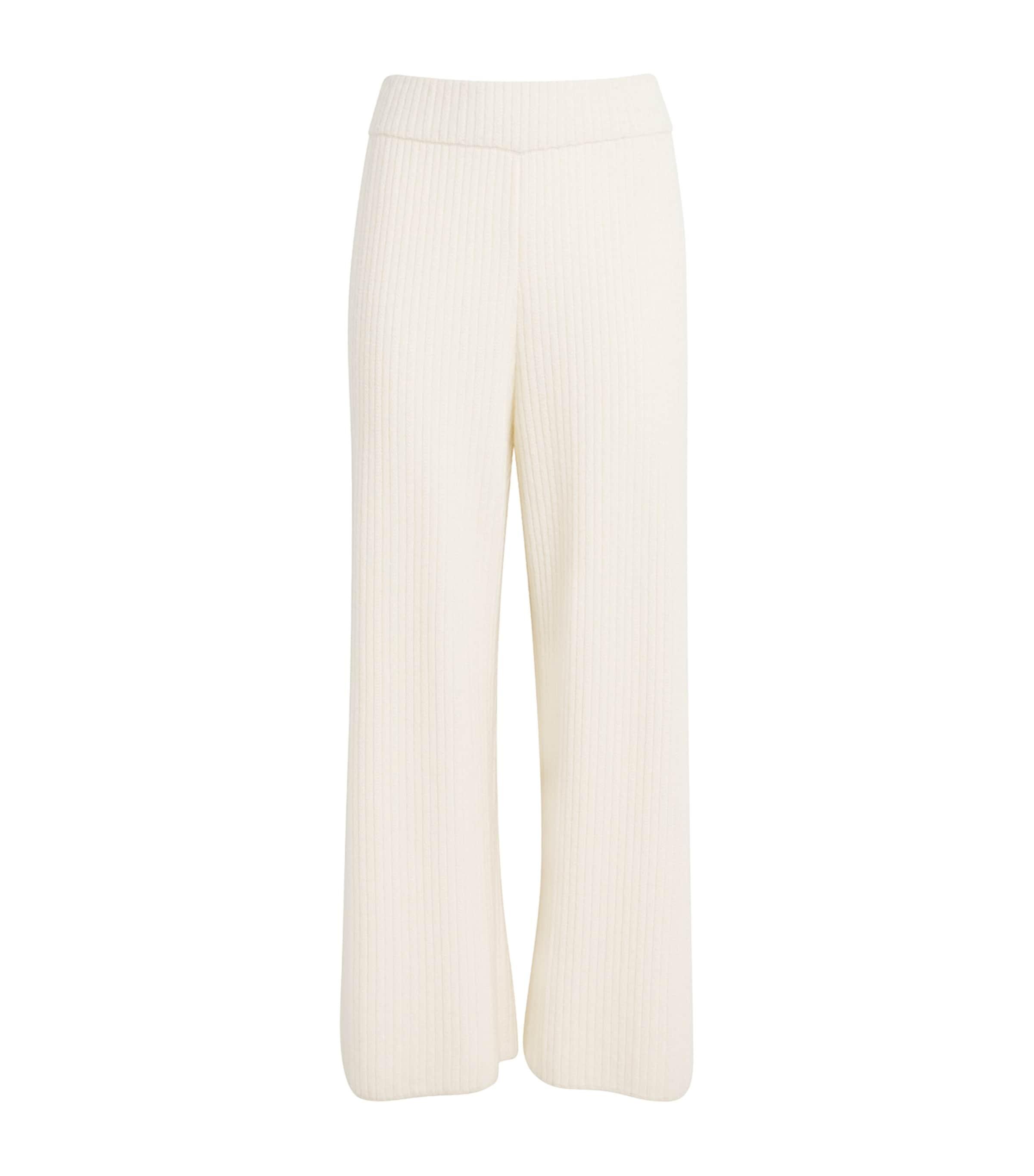 Lafayette 148 Cashmere Ribbed Trousers by LAFAYETTE 148