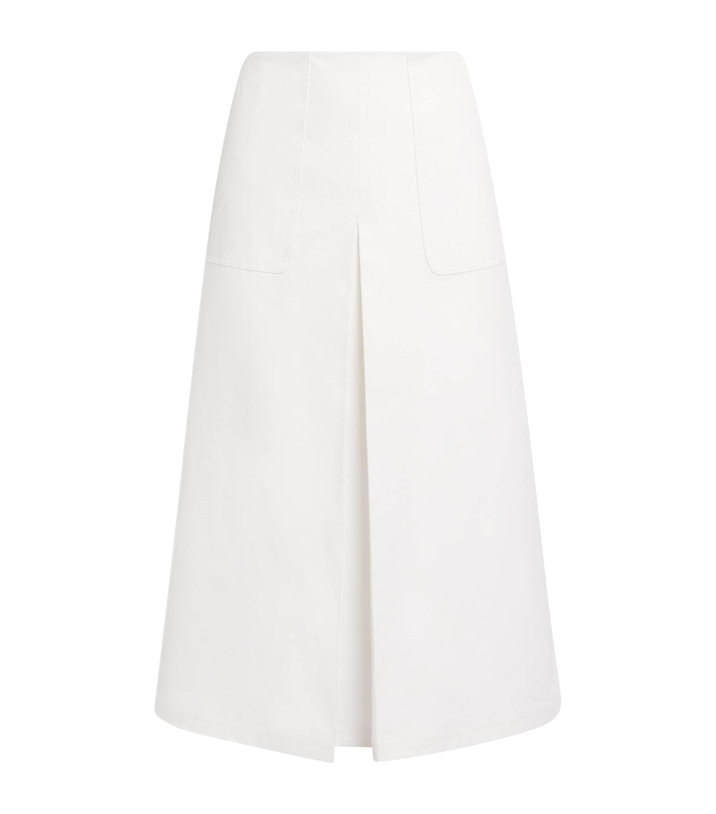 Lafayette 148 Cotton-Blend Midi Skirt by LAFAYETTE 148