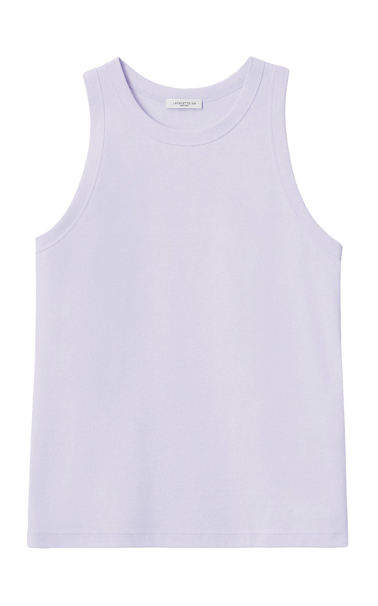 Lafayette 148 Cotton Racerback Tank Top - Moda Operandi by LAFAYETTE 148