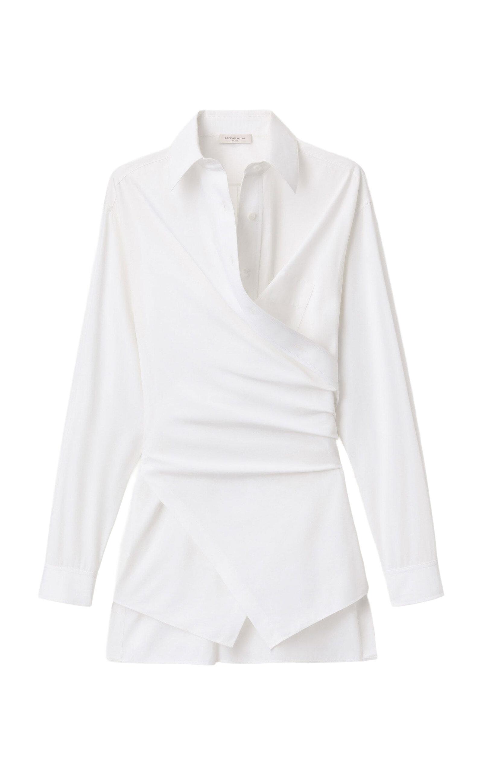 Lafayette 148 Long Sleeve Convertible Blouse - Moda Operandi by LAFAYETTE 148