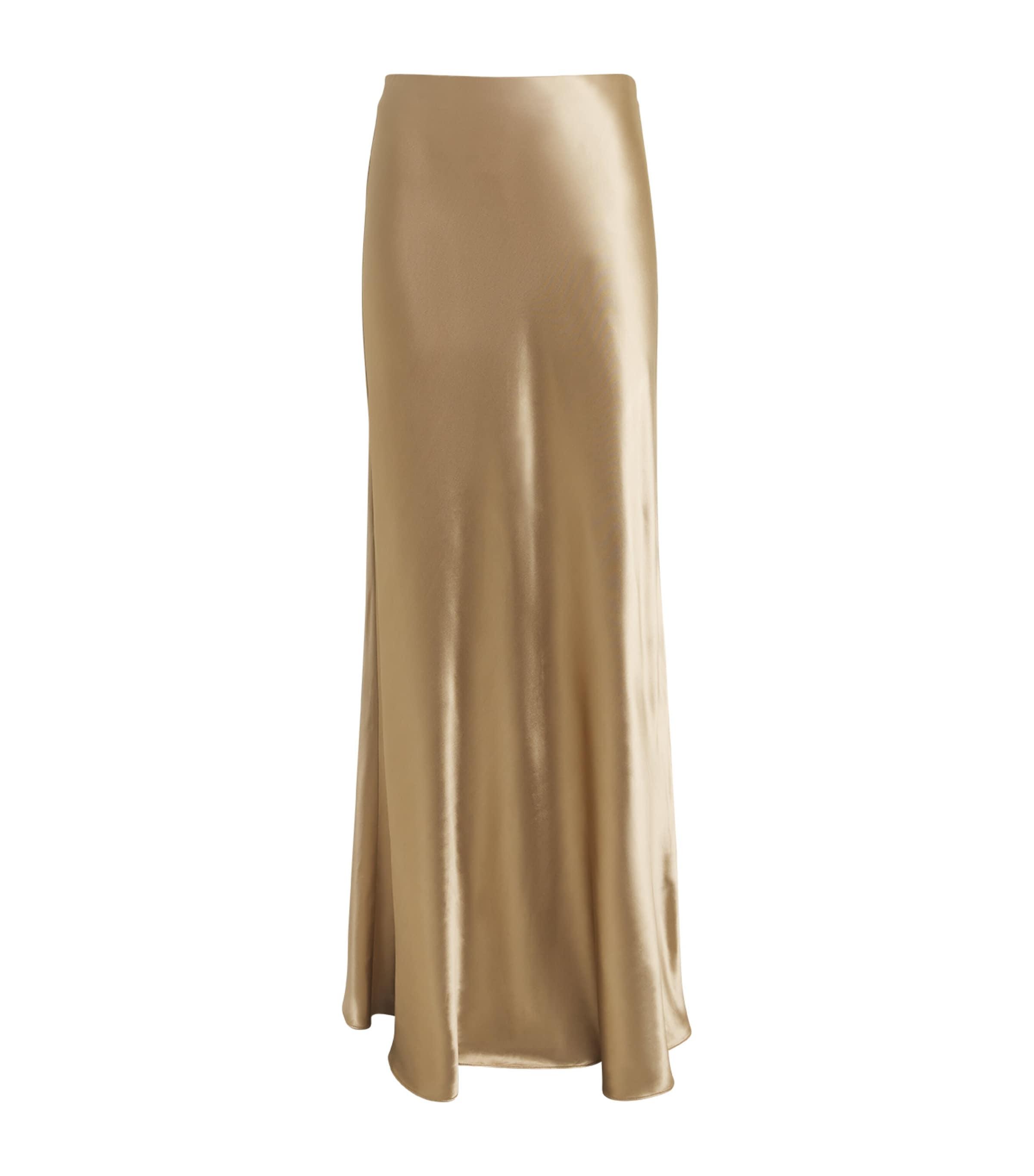 Lafayette 148 Satin Maxi Skirt by LAFAYETTE 148