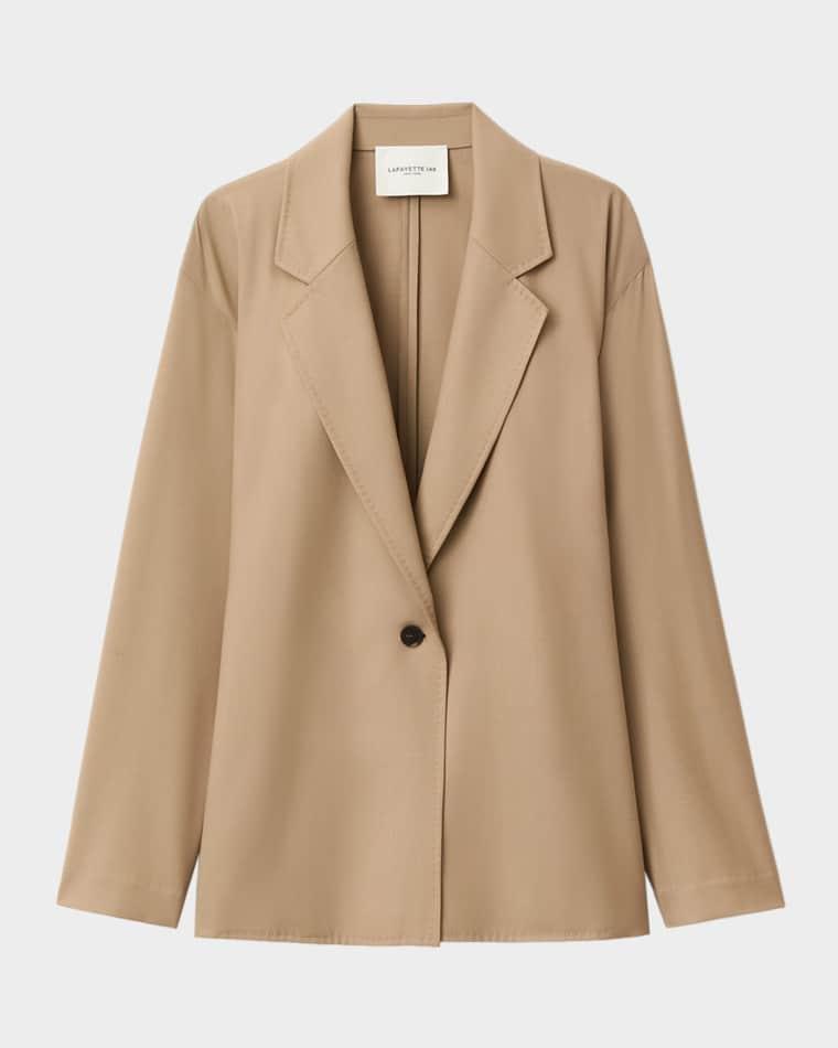 Belted Single-Button Blazer by LAFAYETTE 148 NEW YORK