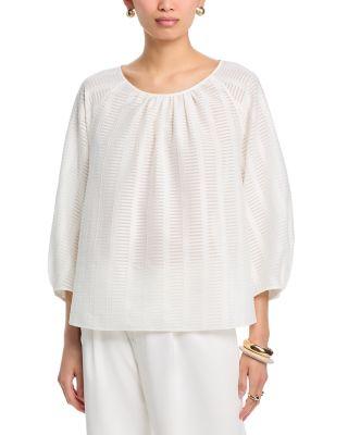 Blouson Sleeve Oversized Blouse by LAFAYETTE 148 NEW YORK