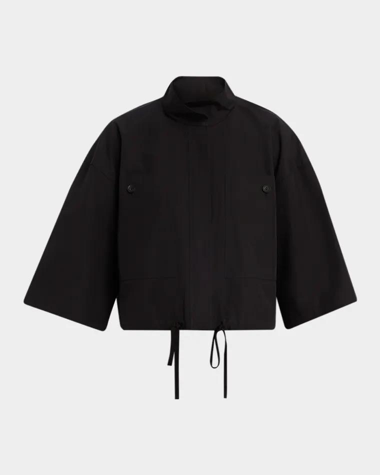 Boxy Cropped Cotton Jacket by LAFAYETTE 148 NEW YORK